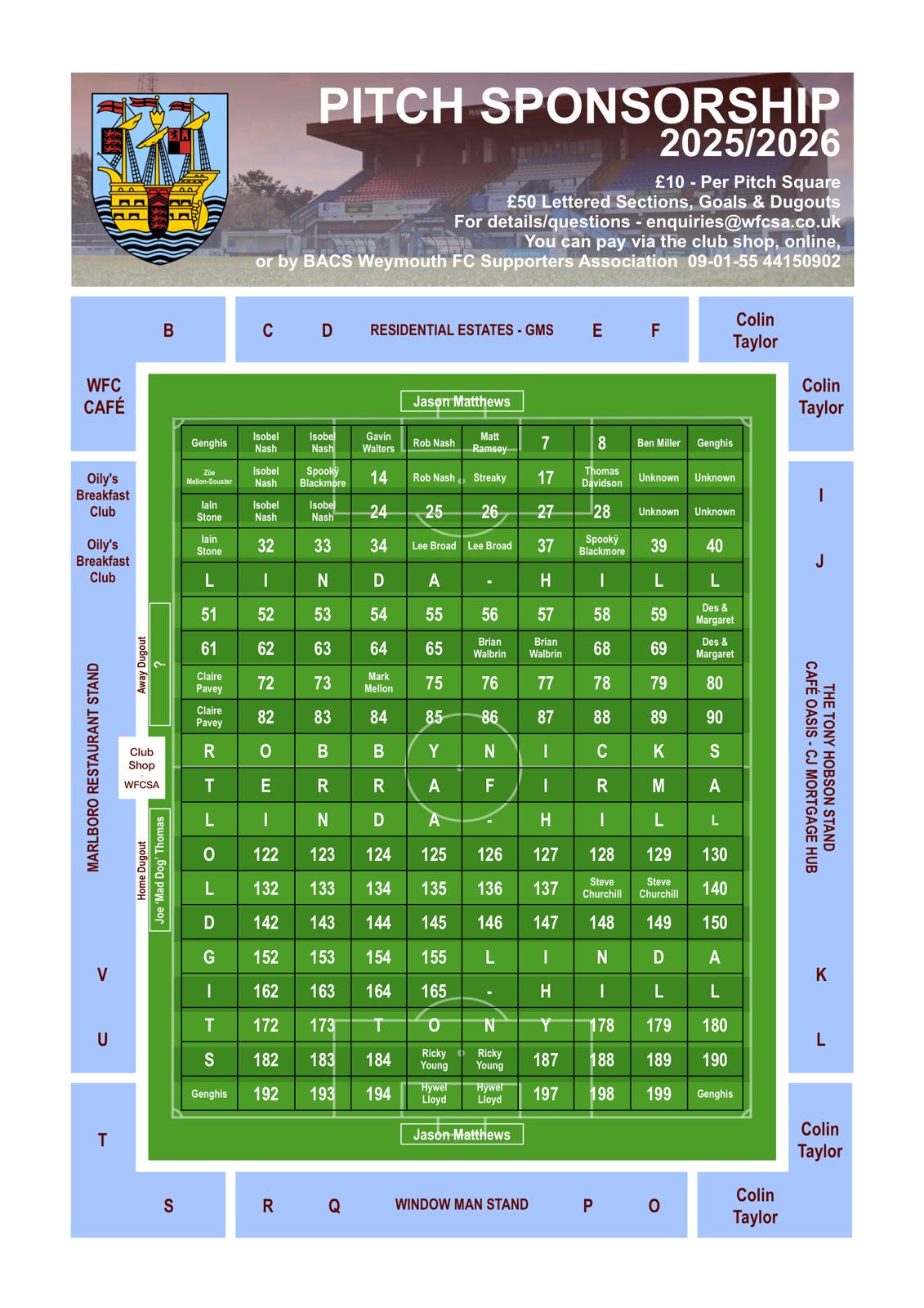 2025-2026 Season Pitch Squares