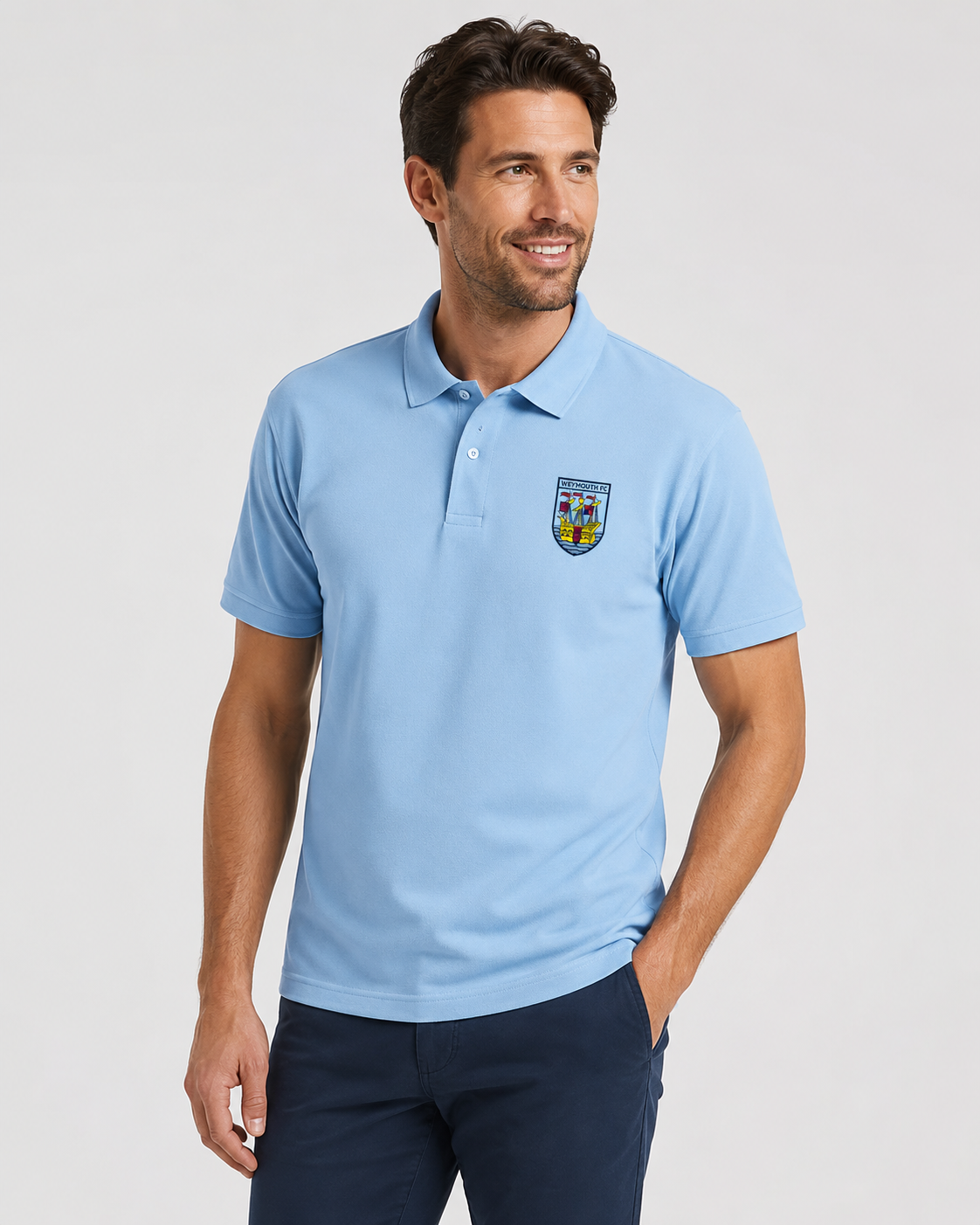 Weymouth FC Crest Piqué Polo Shirt